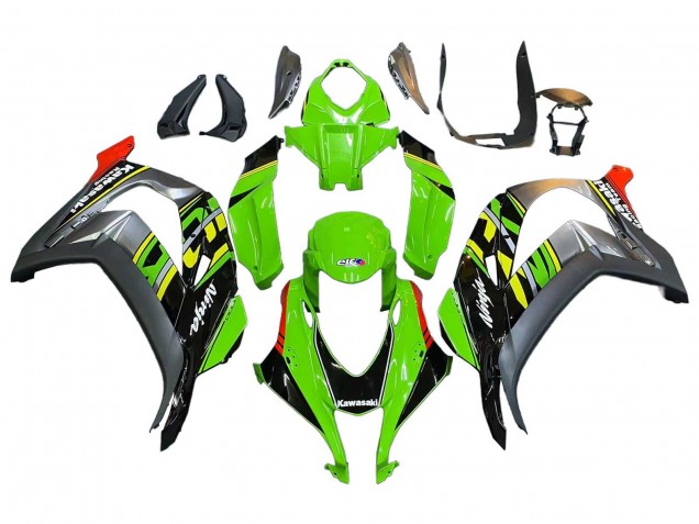 Compra Carenados Moto Kawasaki ZX10R 2016-2020 - Verde Rojo Gris