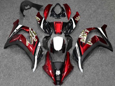 Compra Carenados Moto Kawasaki ZX10R 2016-2020 - Rojo Negro Brillante Blanco