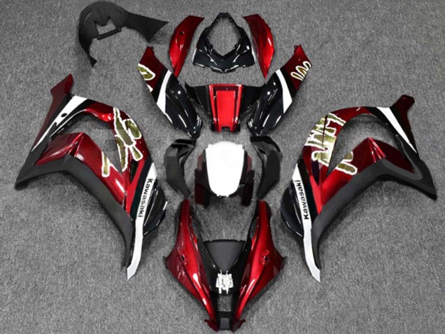 Compra Carenados Moto Kawasaki ZX10R 2016-2020 - Rojo Negro Brillante Blanco