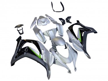 Compra Carenado Moto Kawasaki ZX10R 2016-2020 - Plata Verde Negro