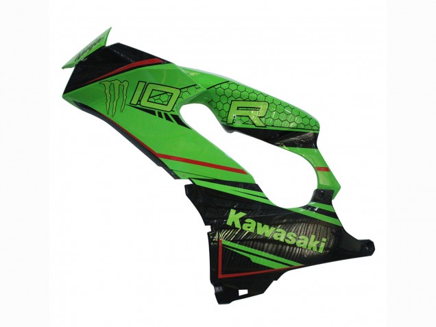 Compra Carenados Moto Kawasaki ZX10R 2021-2026 - Verde Negro Brillante