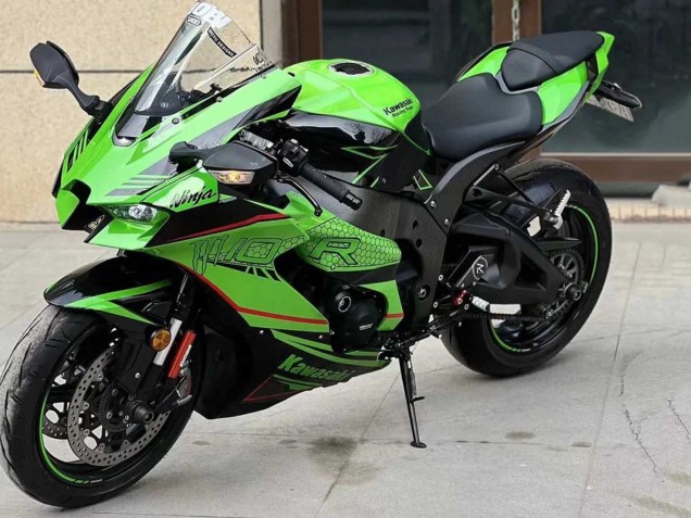 Compra Carenados Moto Kawasaki ZX10R 2021-2026 - Verde Negro Brillante