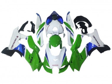 Compra Carenados Moto Kawasaki ZX10R 2021-2025 - Blanco Verde Azul Negro
