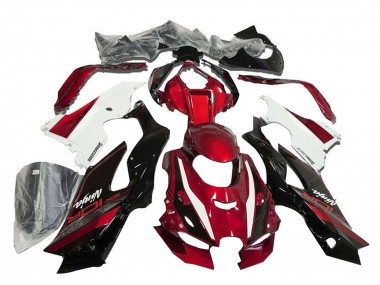 Compra Carenados Moto Kawasaki ZX10R 2021-2025 - Rojo Blanco Negro Brillante