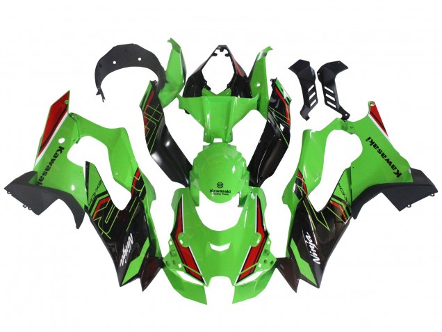 Compra Carenados Moto Kawasaki ZX10R 2021-2025 - Verde Negro Rojo