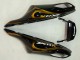 Compra Carenados Moto Kawasaki ZX14R ZZR1400 2006-2011 - Negro Brillante Oro Llama