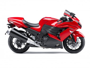 Compra Carenado Moto Kawasaki ZX14R ZZR1400 2012-2024 - Rojo Negro Mate