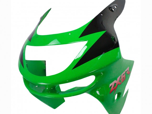 Compra Carenados Moto Kawasaki ZX6R 1998-1999 - Verde Blanco Negro Brillante