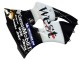 Compra Carenados Moto Kawasaki ZX6R 2000-2002 - Negro Brillante Blanco West Michelin