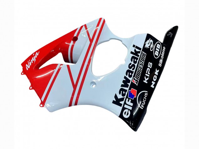 Compra Carenados Moto Kawasaki ZX6R 2000-2002 - Blanco Rojo Negro