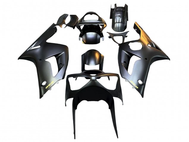 Compra Carenados Moto Kawasaki ZX6R 2003-2004 - Negro Mate Oro 636