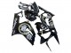 Compra Carenados Moto Kawasaki ZX6R 2003-2004 - Negro Brillante Blanco Motul Lucky Strike