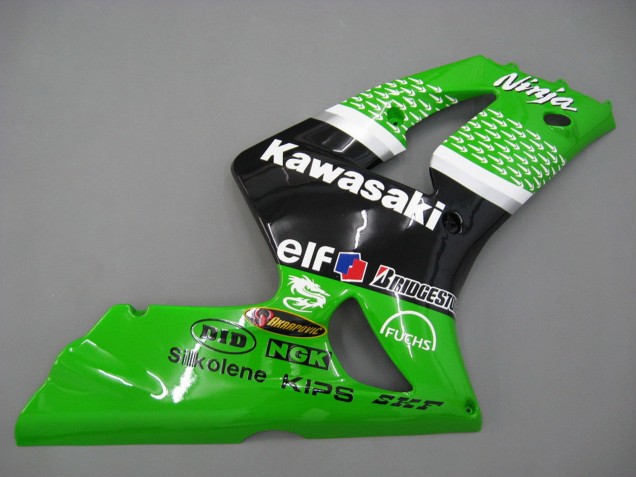Compra Carenados Moto Kawasaki ZX6R 2003-2004 - Verde Blanco Negro Elf Bridgestone