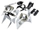 Compra Carenados Moto Kawasaki ZX6R 2003-2004 - Blanco Negro Motul Lucky Strike
