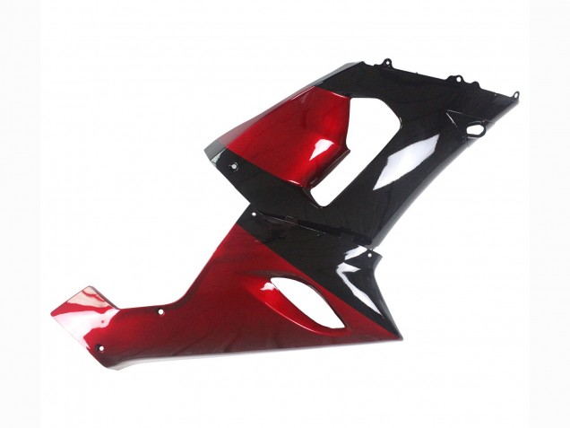 Compra Carenado Moto Kawasaki ZX6R 2005-2006 - Rojo Negro Brillante