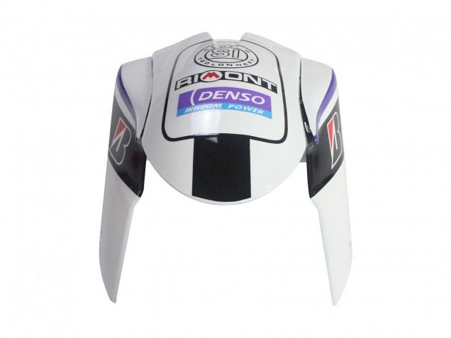 Compra Carenados Moto Kawasaki ZX6R 2005-2006 - Blanco Púrpura Negro Rizoma Playboy DENSO
