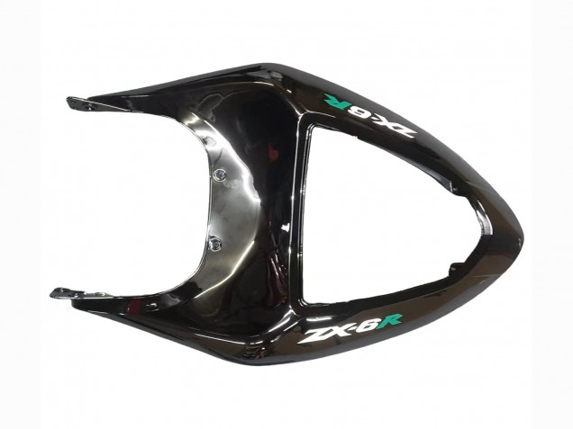 Compra Carenado Moto Kawasaki ZX6R 2005-2006 - Negro Brillante Verde Llama