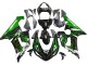 Compra Carenado Moto Kawasaki ZX6R 2005-2006 - Negro Brillante Verde Llama