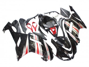 Compra Carenados Moto Kawasaki ZX6R 2007-2008 - Negro Plata Rojo Ninja