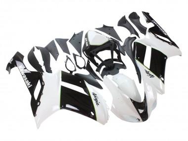 Compra Carenados Moto Kawasaki ZX6R 2007-2008 - Negro Blanco Ninja