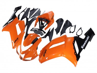 Compra Carenados Moto Kawasaki ZX6R 2007-2008 - Naranja Negro Ninja