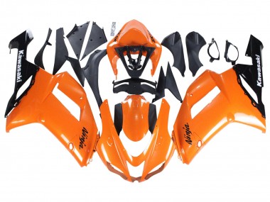 Compra Carenados Moto Kawasaki ZX6R 2007-2008 - Naranja Negro Ninja
