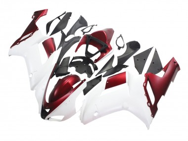Compra Carenado Moto Kawasaki ZX6R 2007-2008 - Blanco Rojo