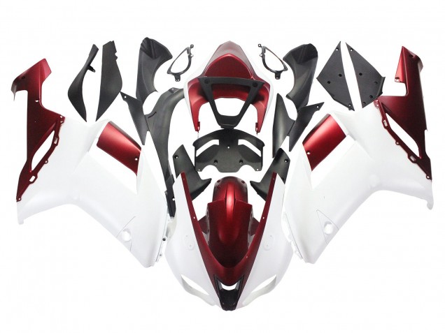 Compra Carenado Moto Kawasaki ZX6R 2007-2008 - Blanco Rojo