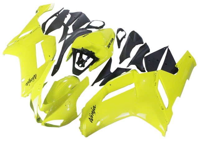 Compra Carenados Moto Kawasaki ZX6R 2007-2008 - Amarillo Ninja