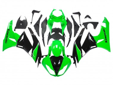 Compra Carenados Moto Kawasaki ZX6R 2009-2012 - Verde Negro Brillante