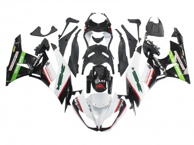 Compra Carenados Moto Kawasaki ZX6R 2009-2012 - Blanco Rojo Negro Verde