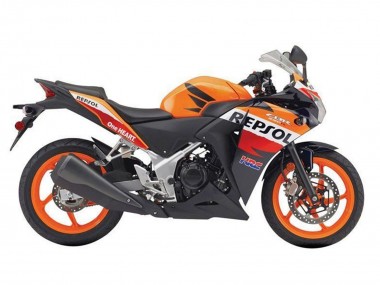 Compra Carenados Moto Honda CBR250RR 2011-2015 - Naranja Blanco Rojo Negro Brillante Repsol HRC