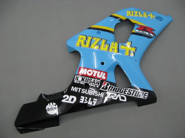 Compra Carenados Moto Suzuki GSXR1000 2000-2002 - Azul Claro Amarillo Negro Motul Rizla