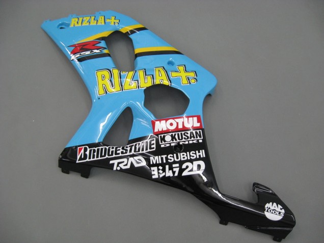 Compra Carenados Moto Suzuki GSXR1000 2000-2002 - Azul Claro Amarillo Negro Motul Rizla