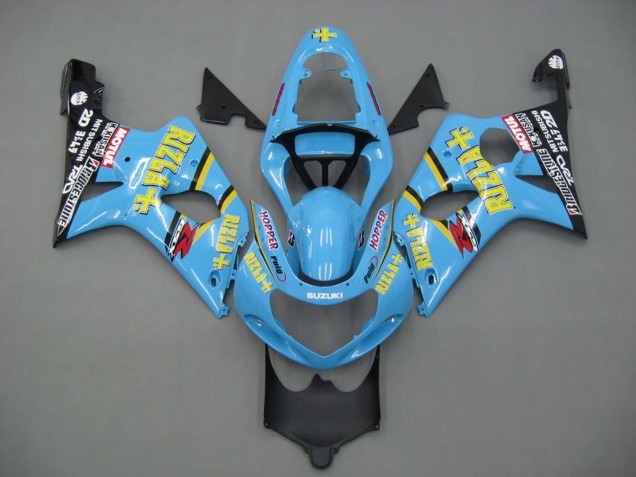 Compra Carenados Moto Suzuki GSXR1000 2000-2002 - Azul Claro Amarillo Negro Motul Rizla