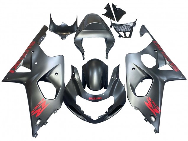 Compra Carenados Moto Suzuki GSXR1000 2000-2002 - Gris Mate Rojo Calcomanía