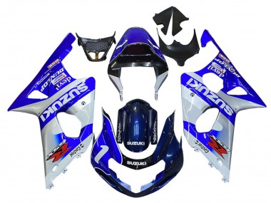 Compra Carenados Moto Suzuki GSXR1000 2000-2002 - Azul Blanco Plata Castrol Dunlop