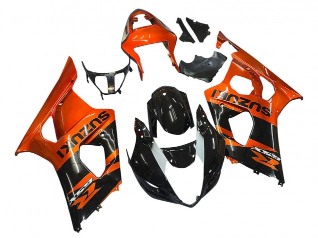 Compra Carenado Moto Suzuki GSXR 1000 2003-2004 - Burnt Naranja Negro Brillante
