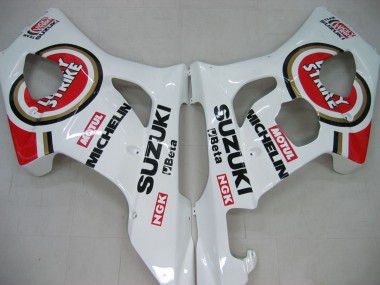 Compra Carenados Moto Suzuki GSXR 1000 2003-2004 - Blanco Rojo Motul Lucky Strike