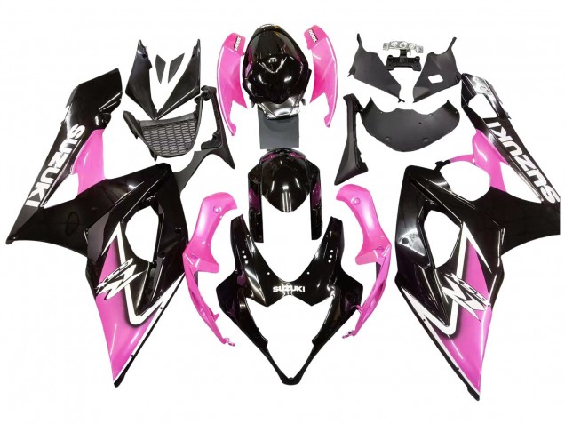 Compra Carenados Moto Suzuki GSXR 1000 2005-2006 - Negro Brillante Rosa