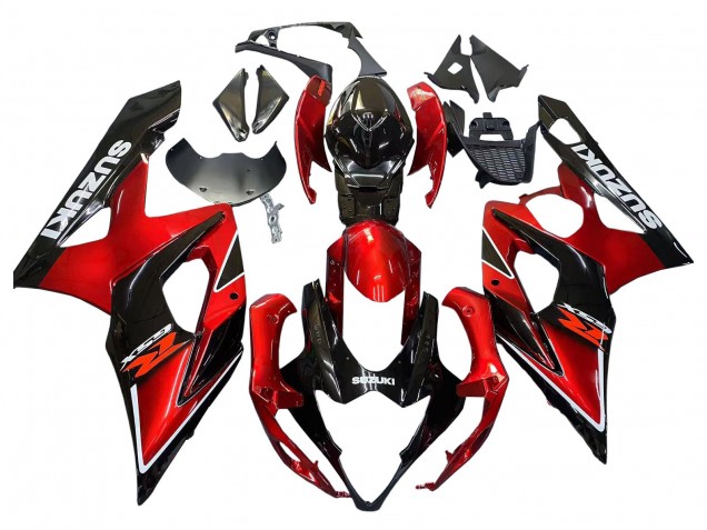 Compra Carenados Moto Suzuki GSXR 1000 2005-2006 - Rojo Negro Brillante