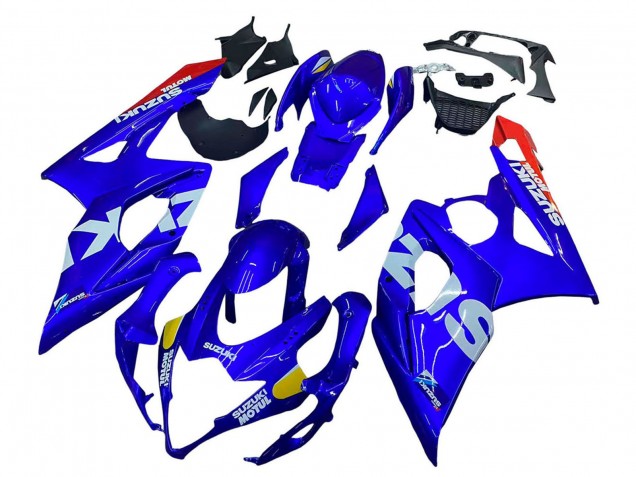 Compra Carenados Moto Suzuki GSXR 1000 2005-2006 - Azul Amarillo Blanco Rojo Motul