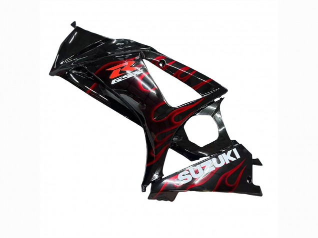 Compra Carenados Moto Suzuki GSXR 1000 2007-2008 - Negro Rojo Llama