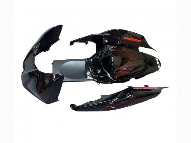 Compra Carenados Moto Suzuki GSXR 1000 2007-2008 - Negro Rojo Llama