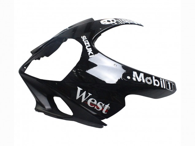 Compra Carenados Moto Suzuki GSXR 1000 2007-2008 - Negro Brillante Blanco West