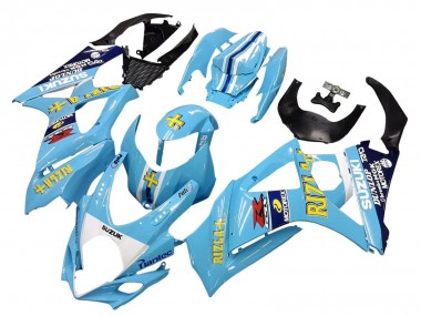 Compra Carenados Moto Suzuki GSXR 1000 2007-2008 - Azul Claro Amarillo Negro Motul Rizla