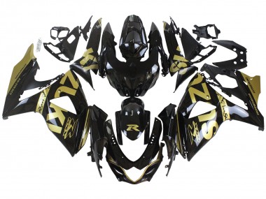 Compra Carenados Moto Suzuki GSXR 1000 2009-2016 - Negro Brillante Oro