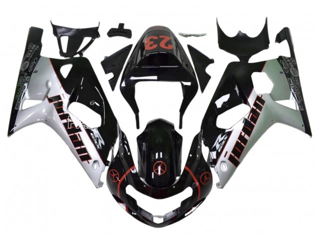 Compra Carenados Moto Suzuki GSXR 1000 2009-2016 - Negro Brillante Blanco Rojo Jordan 23