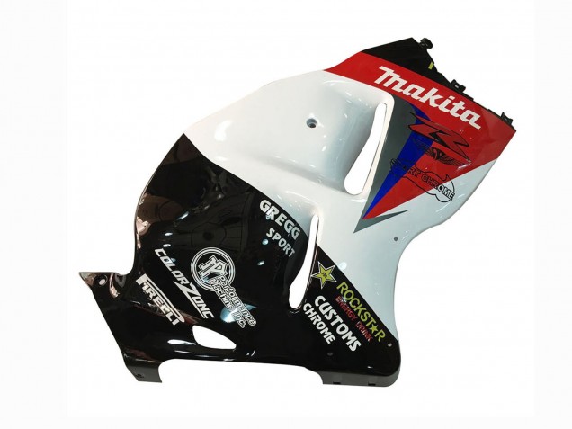 Compra Carenados Moto Suzuki GSXR 1300 Hayabusa 1996-2007 - Blanco Azul Rojo Makita Negro
