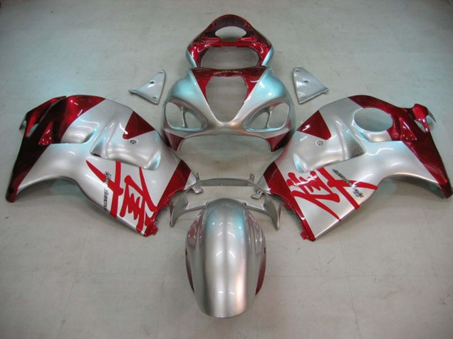 Compra Carenados Moto Suzuki GSXR 1300 Hayabusa 1996-2007 - Plata Rojo Hayabusa
